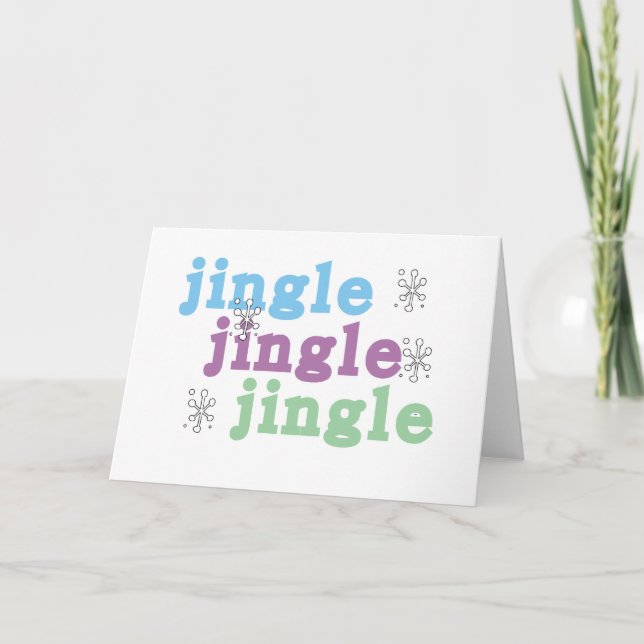 Jingle Jingle Jingle Holiday Card (Front)