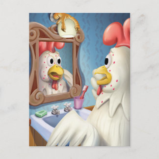 Jingle Jingle Little Gnome Chickenpox Postcard