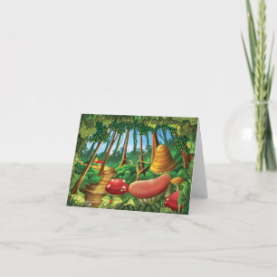 Jingle Jingle Little Gnome Forest Note Card