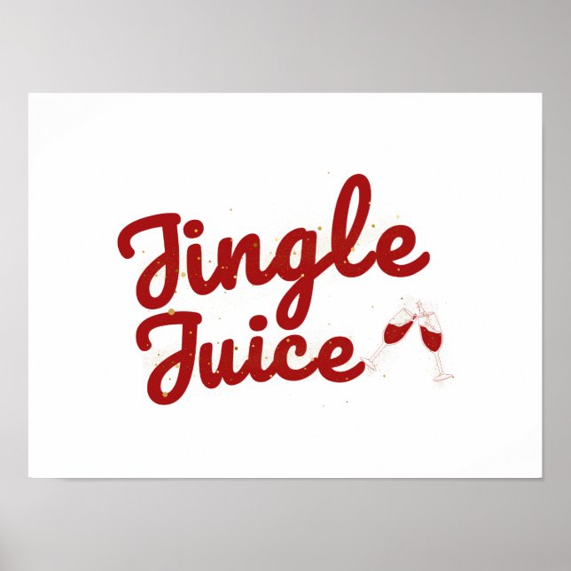 Jingle Juice, Holiday Party Poster (Front)
