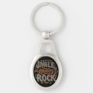 Jingle ladies rock key ring