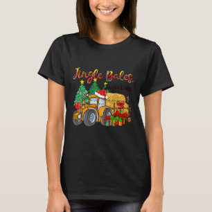 Jingle Les Funny Farmers Fall Christmas Les T-Shirt