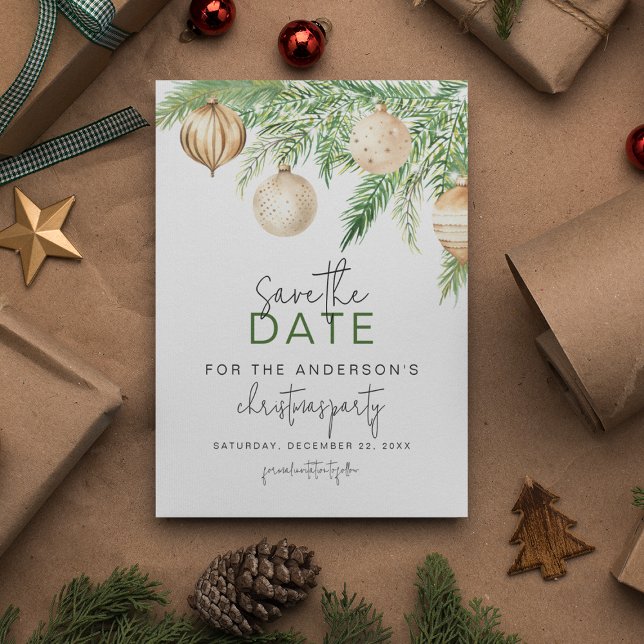 Jingle & Mingle Christmas Party Save The Date (Creator Uploaded)