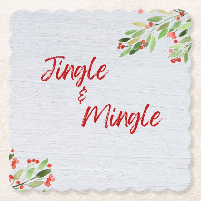 Jingle & Mingle Coasters (Front)