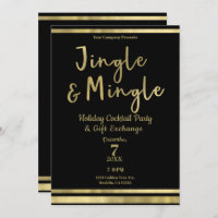 Jingle & Mingle Gold Corporate Christmas Party