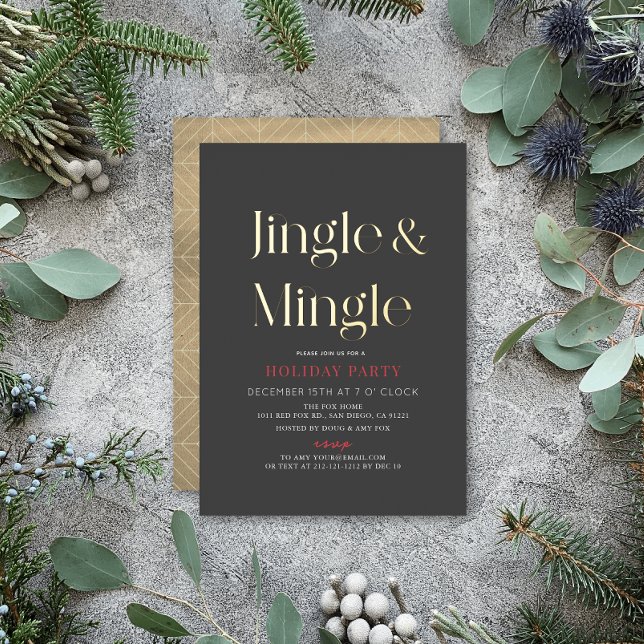 Jingle & Mingle Minimal Christmas Holiday Party Bk (Creator Uploaded)