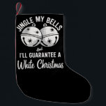 Jingle My Bells And I'll Guarantee White Christmas Small Christmas Stocking<br><div class="desc">Rude Christmas Jingle My Bells And I'll Guarantee A White Christmas Funny Xmas Rude Christmas Offensive Xmas</div>