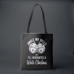 Jingle My Bells And I'll Guarantee White Christmas Tote Bag<br><div class="desc">Rude Christmas Jingle My Bells And I'll Guarantee A White Christmas Funny Xmas Rude Christmas Offensive Xmas</div>