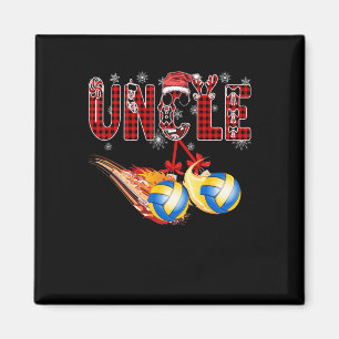 Jingle My Xmas Volleyball Uncle Best Volleyball Un Magnet