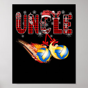 Jingle My Xmas Volleyball Uncle Best Volleyball Un Poster