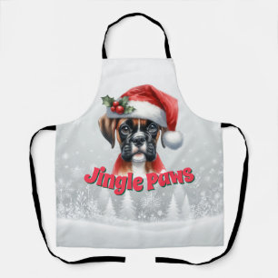 Jingle Paws Boxer Dog Apron