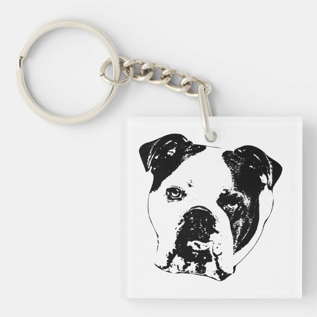 Jingle Pocket Face Key Ring (Front)