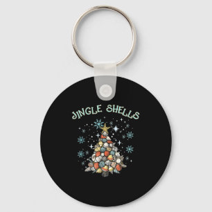 Jingle Shells Christmas Tree Snowflakes Celebratio Key Ring