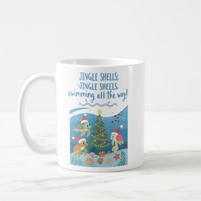Jingle Shells Coffee Mug (Left)