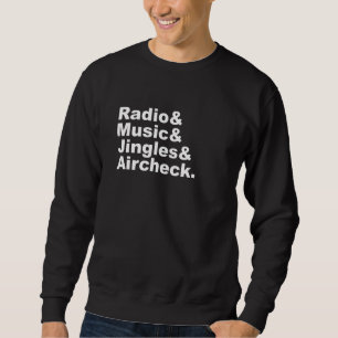 Jingles Am Fm Vintage Radio Sweatshirt