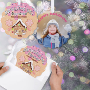 Jingling Gingerbread Party Keepsake Ornament