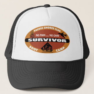 Jin's Bootcamp Survivor Logo Trucker Hat
