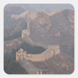 Jinshanling section, Great Wall of China Square Sticker