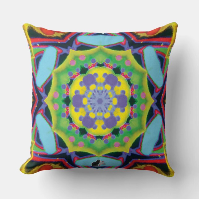 Jinx Kaleidoscope Pillow (Front)