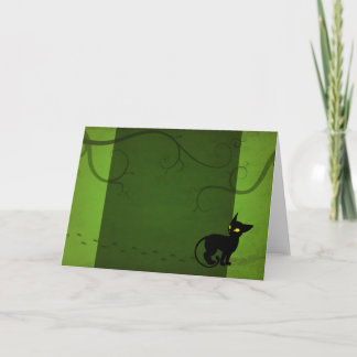 Jinx Takes a Walk Greeting Card