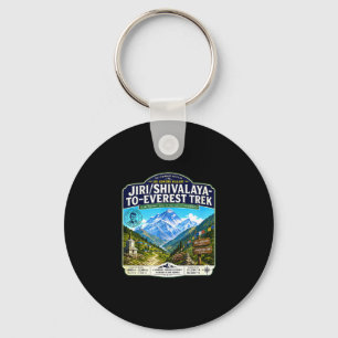 Jiri shivalaya to everest trek vintage mountain key ring