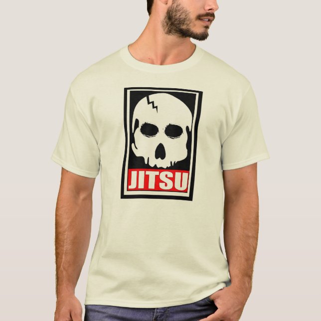 Jitsu - BJJ Skull Vortex T-shirt from Project KO (Front)