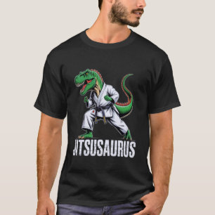 Jitsusaurus Funny Jiu Jitsu T-Rex BJJ MMA Trex Bla T-Shirt