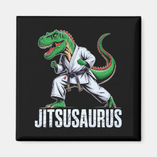 Jitsusaurus Funny Jiu Jitsu T-Rex BJJ MMA Trex Magnet