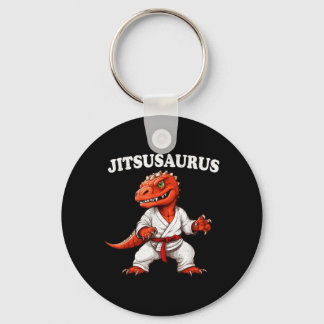 Jitsusaurus Funny Jiu Jitsu Trex MMA Brazilian Key Ring