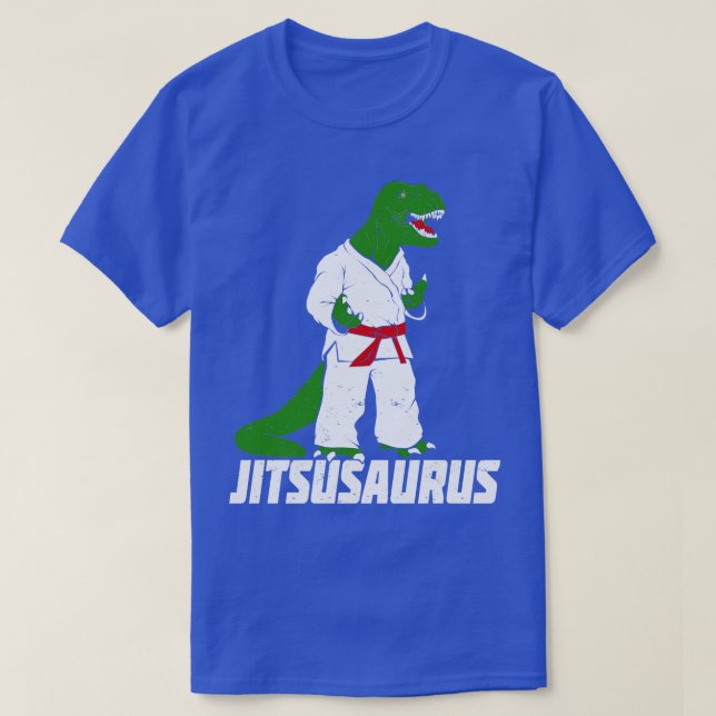 Jitsusaurus JiuJitsu Practitioner Gift  T-Shirt (Design Front)