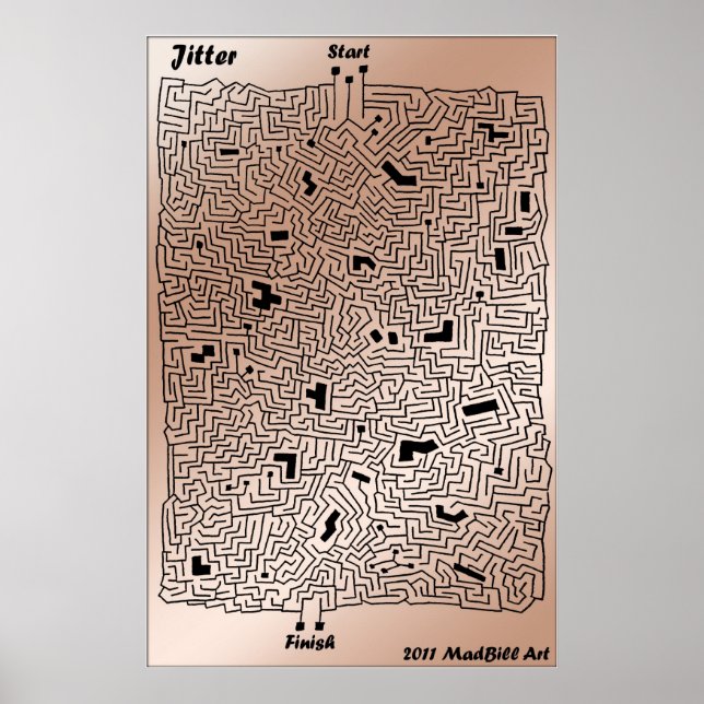 Jitter Maze Poster (Front)