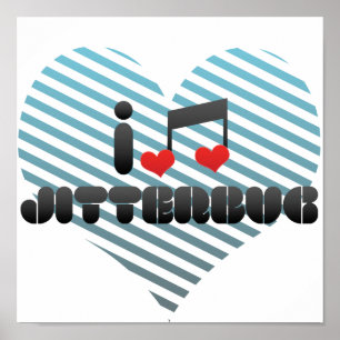 Jitterbug fan poster