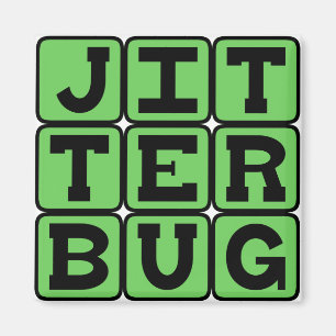 Jitterbug, Type of Dance Magnet