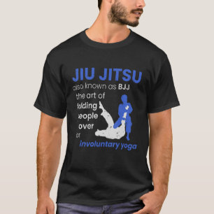 Jiu jitsu 柔術 Involuntary Yoga Men Women Kids Cool T-Shirt
