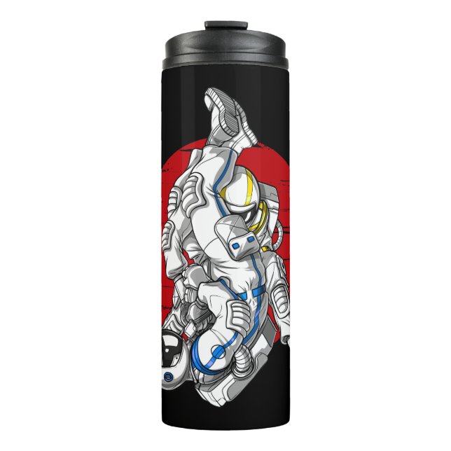 Jiu-Jitsu Astronauts Thermal Tumbler (Front)