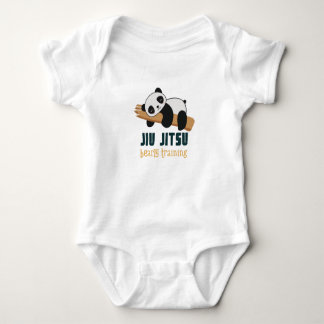 Jiu JItsu Bearly Training Panda  Baby Bodysuit