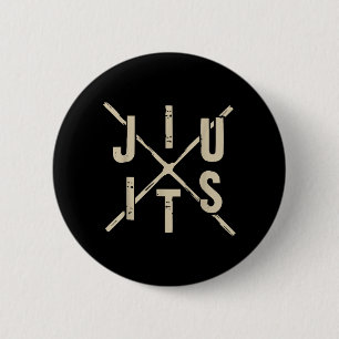 Jiu Jitsu BJJ Mixed Martial Arts MMA Combat 6 Cm Round Badge