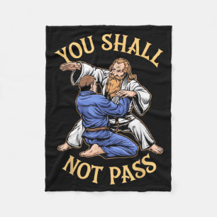Jiu Jitsu BJJ Mixed Martial Arts MMA Combat Fleece Blanket