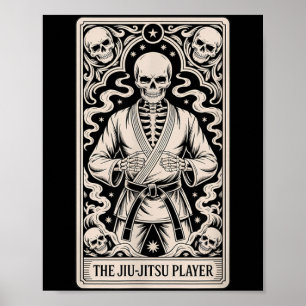Jiu-Jitsu BJJ Tarot Judo Martial Arts MMA Poster