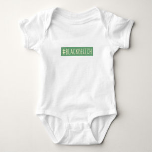 Jiu Jitsu #blackbeltch Baby Bodysuit