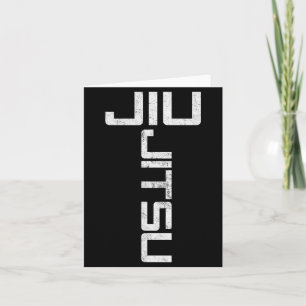 Jiu Jitsu Brazilian Jujitsu BJJ MMA Card