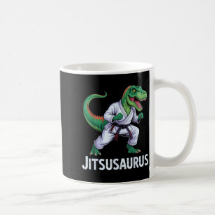 Jiu Jitsu Brazilian Martial Arts Fighter T Rex Coffee Mug