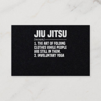 Jiu Jitsu Brazilian Martial Arts Training Business Card