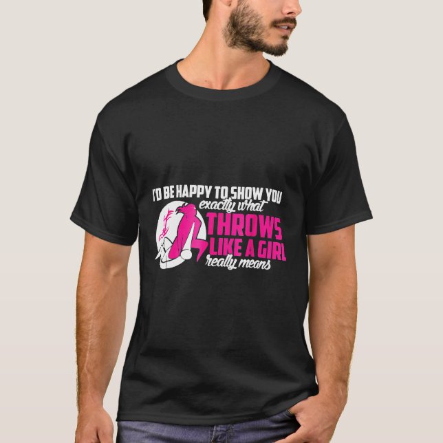 Jiu Jitsu - Cute Jiu Jitsu Girl - Throws Like A Gi T-Shirt (Front)