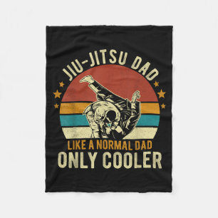 Jiu-Jitsu Dad Brazilian Jiu Jitsu Fathers Day Fleece Blanket