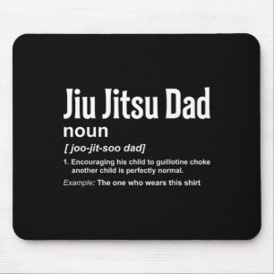 Jiu-Jitsu Dad Definition BJJ Brazilian Jui Jitsu Mouse Pad