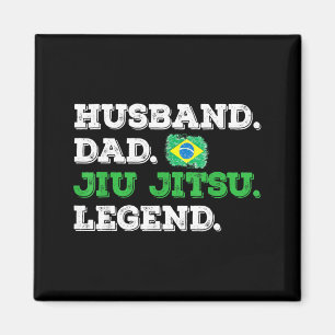 Jiu-Jitsu Dad Hero Legend Brazilian BJJ Men Father Magnet