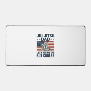 Jiu Jitsu Dad Vintage Flag Shirt Design_1 Desk Mat