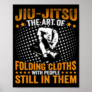 Jiu-Jitsu Definition Funny BJJ Brazilian Jiu Jitsu Poster