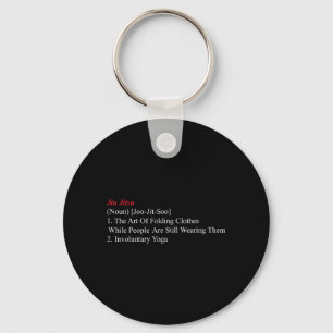 Jiu Jitsu Definition Retro Vintage Jiu Jitsu Noun Key Ring